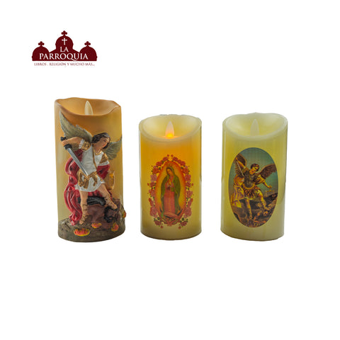 VELAS PLASTICAS CON BATERIAS (Desde)