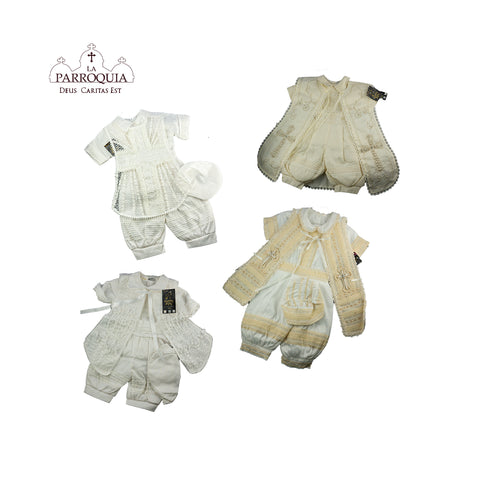 TRAJES DE BAUTIZO PARA NIÑOS (c/u)