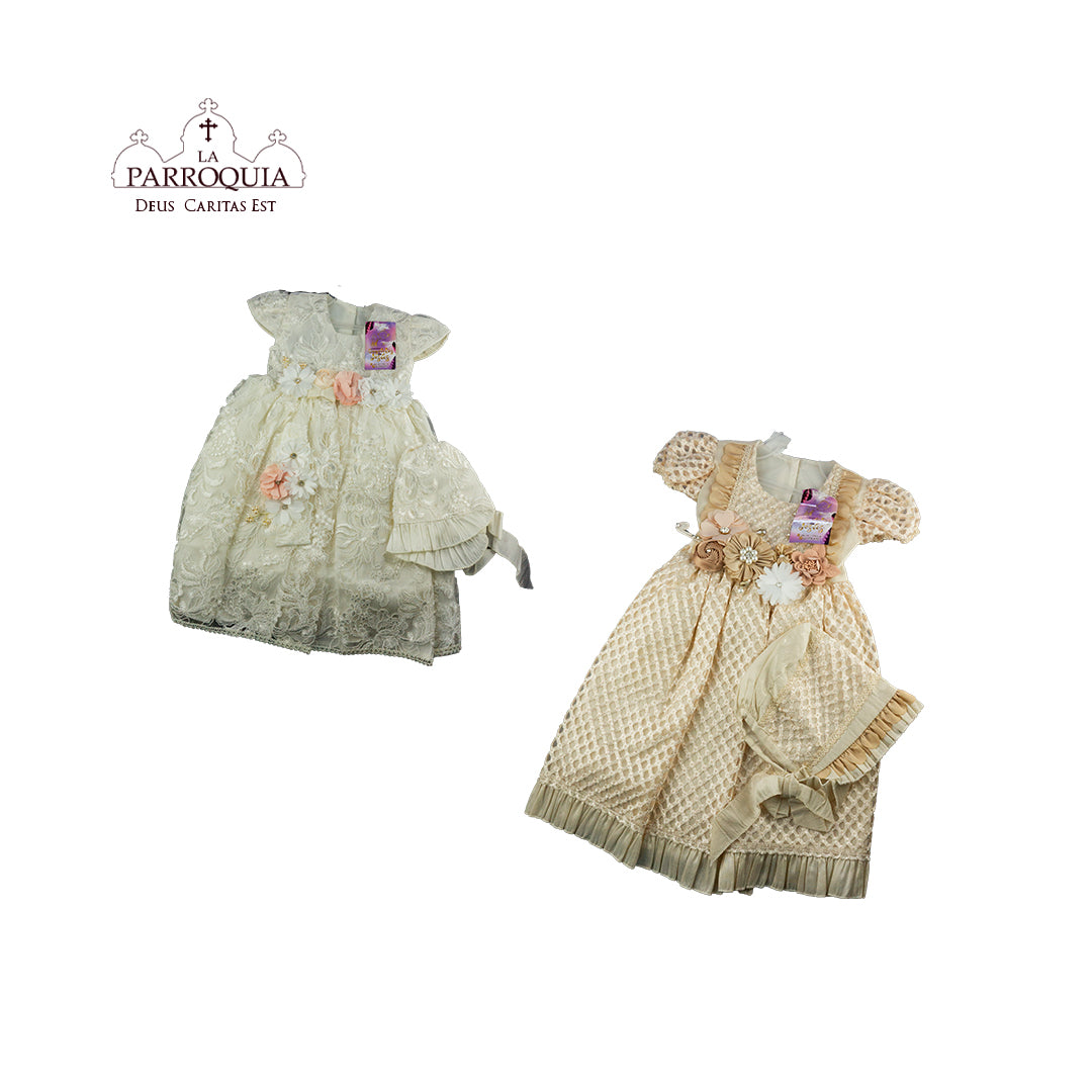 VESTIDOS DE BAUTIZO PARA NIÑAS  (c/u)