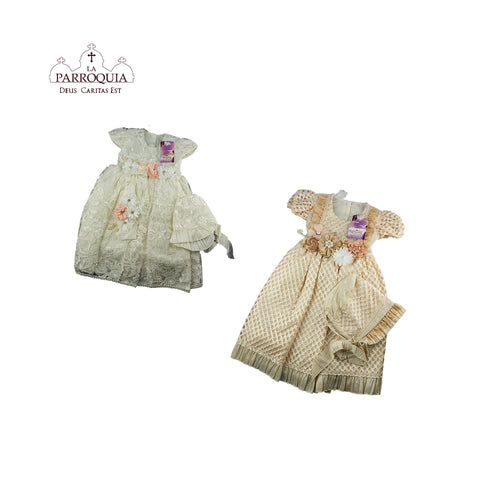 VESTIDOS DE BAUTIZO PARA NIÑAS  (c/u)