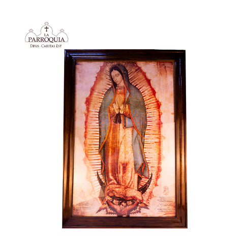 Cuadro de la Virgen de Guadalupe Cuerpo Completo