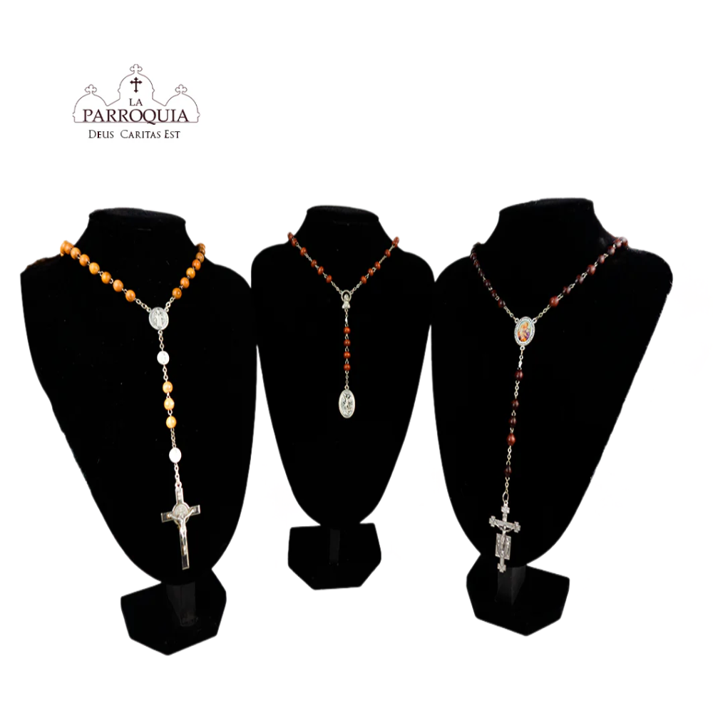 Rosario Max Valiano de Madera de Olivo (Desde)