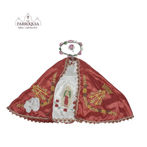 Vestido virgen de Guadalupe